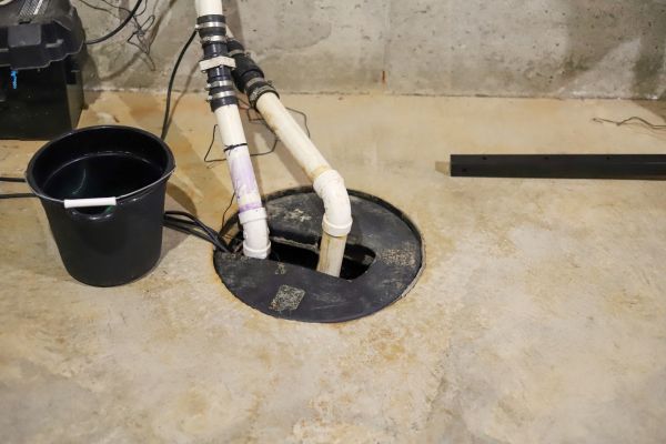 Interior Basement Drainage in West Chester
