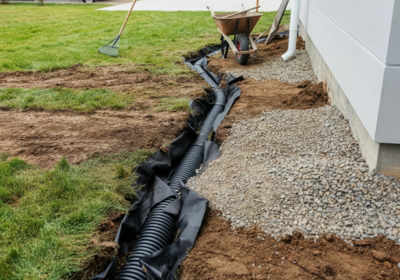 Drainage Pipe Laying