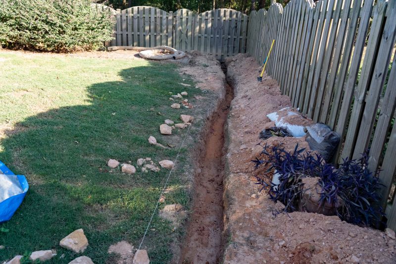 Resloping a backyard